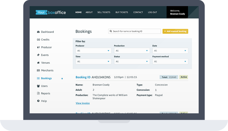 YourBoxOffice Dashboard